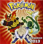 Calendrier 2013 Pokemon | 9782809425178