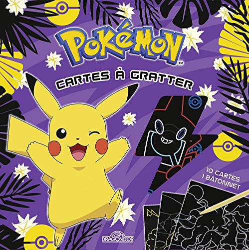 Pokémon - pikachu -carte à gratter | 9782821208780
