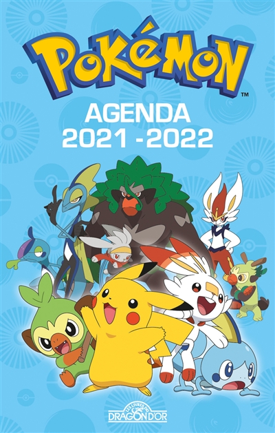 Pokemon Pikachu - Agenda 2021-2022 | 9782821213807