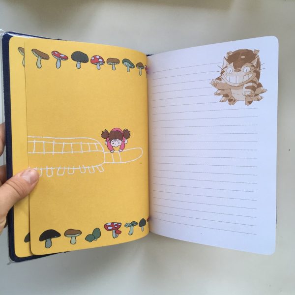Cahier (peluche) Mon voisin Totoro (cat bus)
