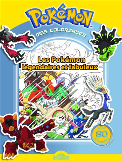 Pokemon - Mes coloriages: Les Pokemons legendaires et fabuleux | 9782821207448