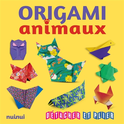 Origami animaux: Detacher et plier | 9782889357857