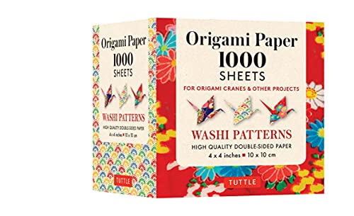 Origami paper 1000 sheets: Washi patterns (EN) | 9780804854436