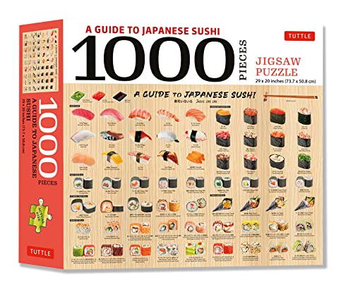 Guide to Japanese sushi 1000 piece jigsaw puzzle (EN) | 9780804854481