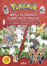 Pokemon - Mes coloriages cherche-et-trouve: Les Pokemon legendaires de Galar | 9782821214606