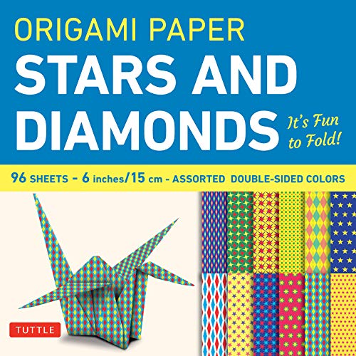 Origami paper 96 sheets: Stars and diamonds (EN) | 9780804853927