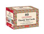 40 chiyogami Thank You cards (EN) | 9780804854337