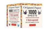 Origami paper 1000 sheets: Chiyogami (EN) | 9780804855006