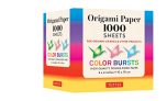 Origami paper 1000 sheets: Color bursts (EN) | 9780804855075