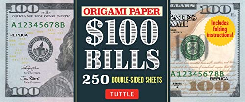 Origami paper 250 sheets: $100 dollar bills (EN) | 9780804855143