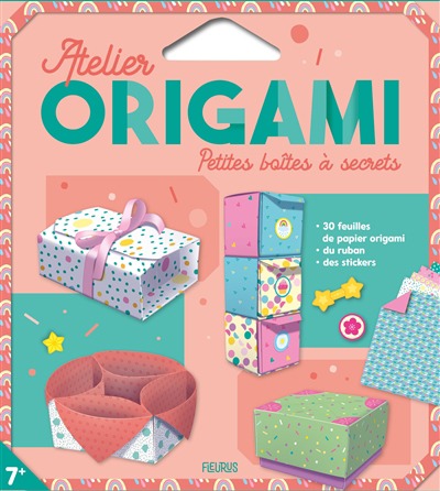Atelier origami: Petites boites a secrets | 9782215180500