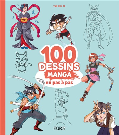 100 dessins manga en pas a pas | 9782215181972