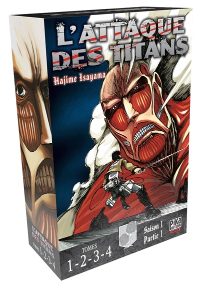 Attaque des Titans (L') - Coffret N.E. T.01 a 04 | 9782811673918