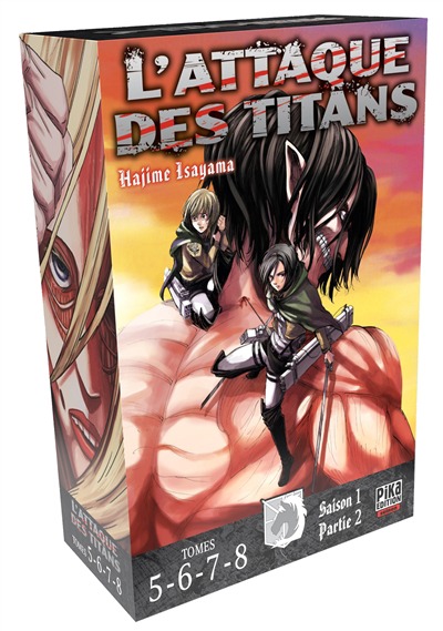 Attaque des Titans (L') - Coffret N.E. T.05 a 08 | 9782811673925