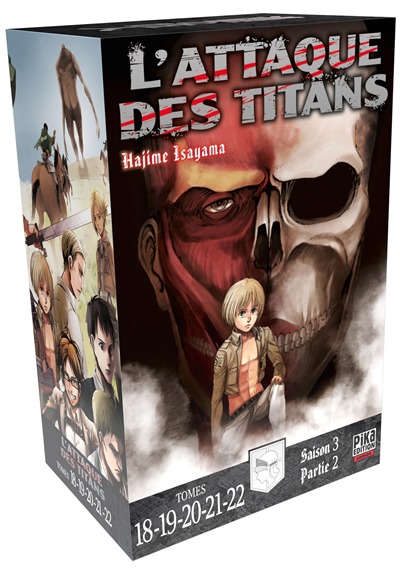 Attaque des Titans (L') - Coffret N.E. T18 a 22 | 9782811673956