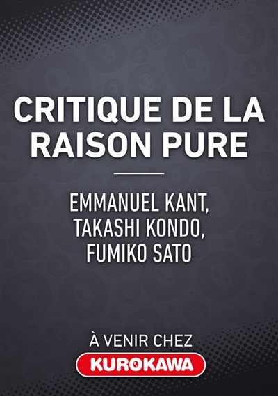 Critique de la raison pure  - KuroSavoir | 9782380714852