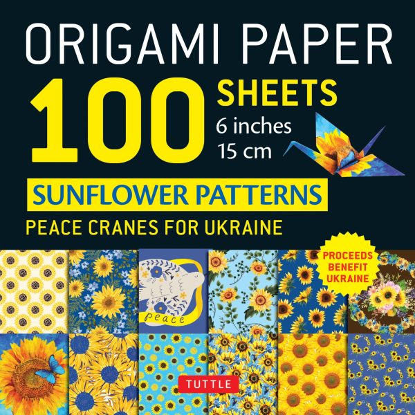 Origami paper 100 sheets - Sunflower patterns (EN) | 9780804856256
