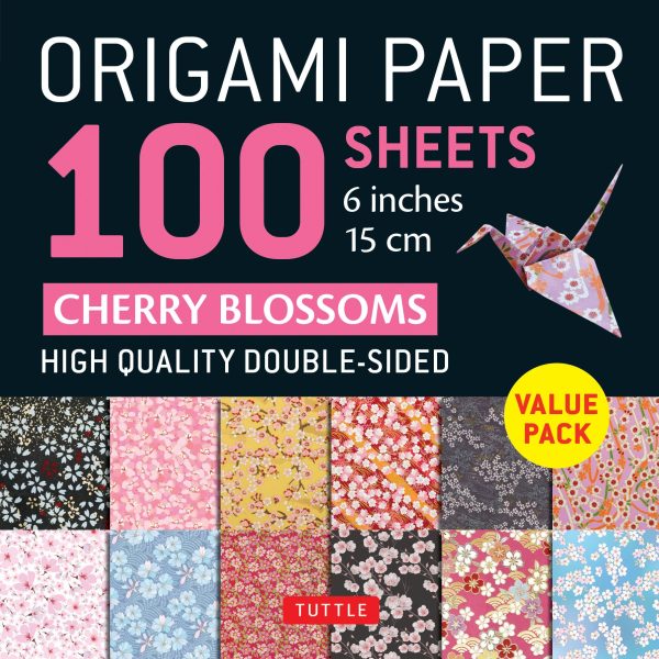 Origami paper 100 sheets - Cherry blossoms (EN) | 9780804856874