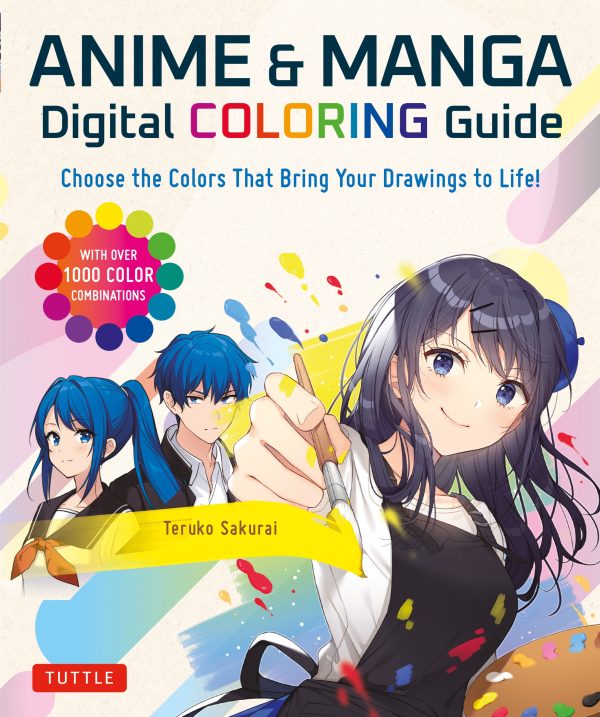 Anime and manga digital coloring guide (EN) | 9784805317228