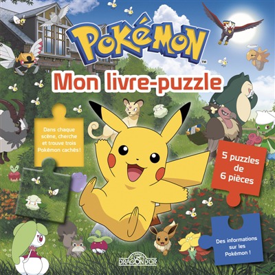 Pokemon - Mon livre puzzle | 9782821216655