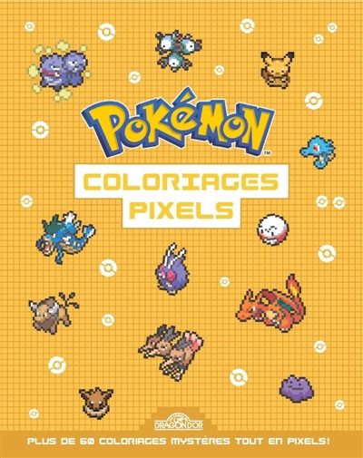 Pokemon - Coloriages pixels T.02 | 9782821217089