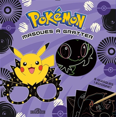 Pokemon - Masques a gratter | 9782821217355