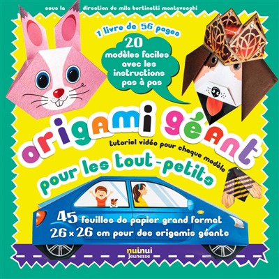 Origami geant pour les tout-petits - N.E. | 9782889573660