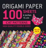 Origami paper 100 sheets cat patterns 6" (15 cm) (EN) | 9780804851435