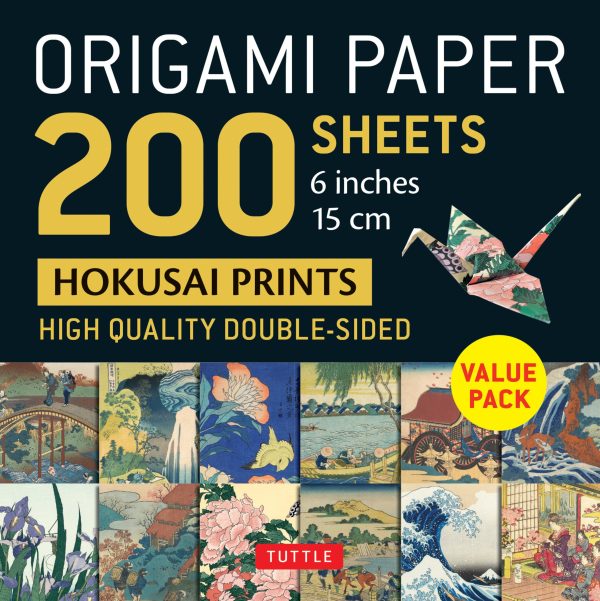 Origami paper 200 sheets hokusai prints 6" (15 cm) (EN) | 9780804854894