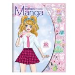 Mes stickers mode manga | 9782809686487