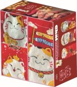 Coffret les gouters de la famille chat Maneki: Livre de recettes et 3 chaussettes | 9782412096857