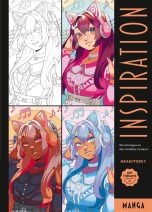 Inspiration manga: 60 coloriages et des modeles couleurs | 9782017285786