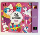 Mes petits coloriages nomades: Animaux kawai | 9782501193825